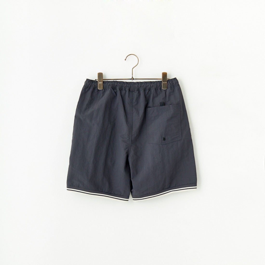 FRED PERRY [フレッドペリー] 別注 ワンポイントロゴ刺繍ショートパンツ [FPM-25S-001-JF] GRY/OAT