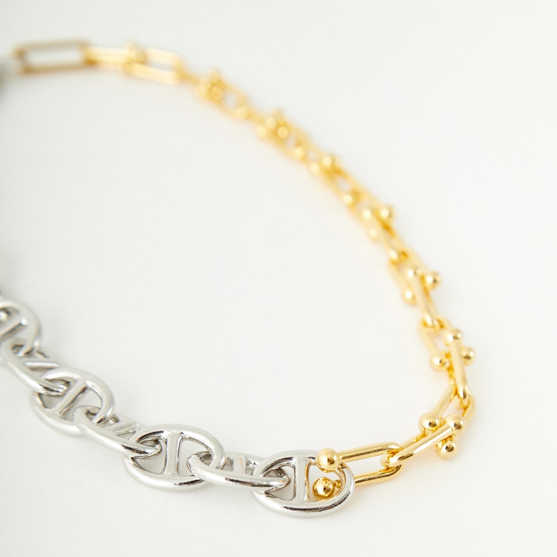 EO [イオ] 2トーンチェーンネックレス [EO25SS-07] GD/SV