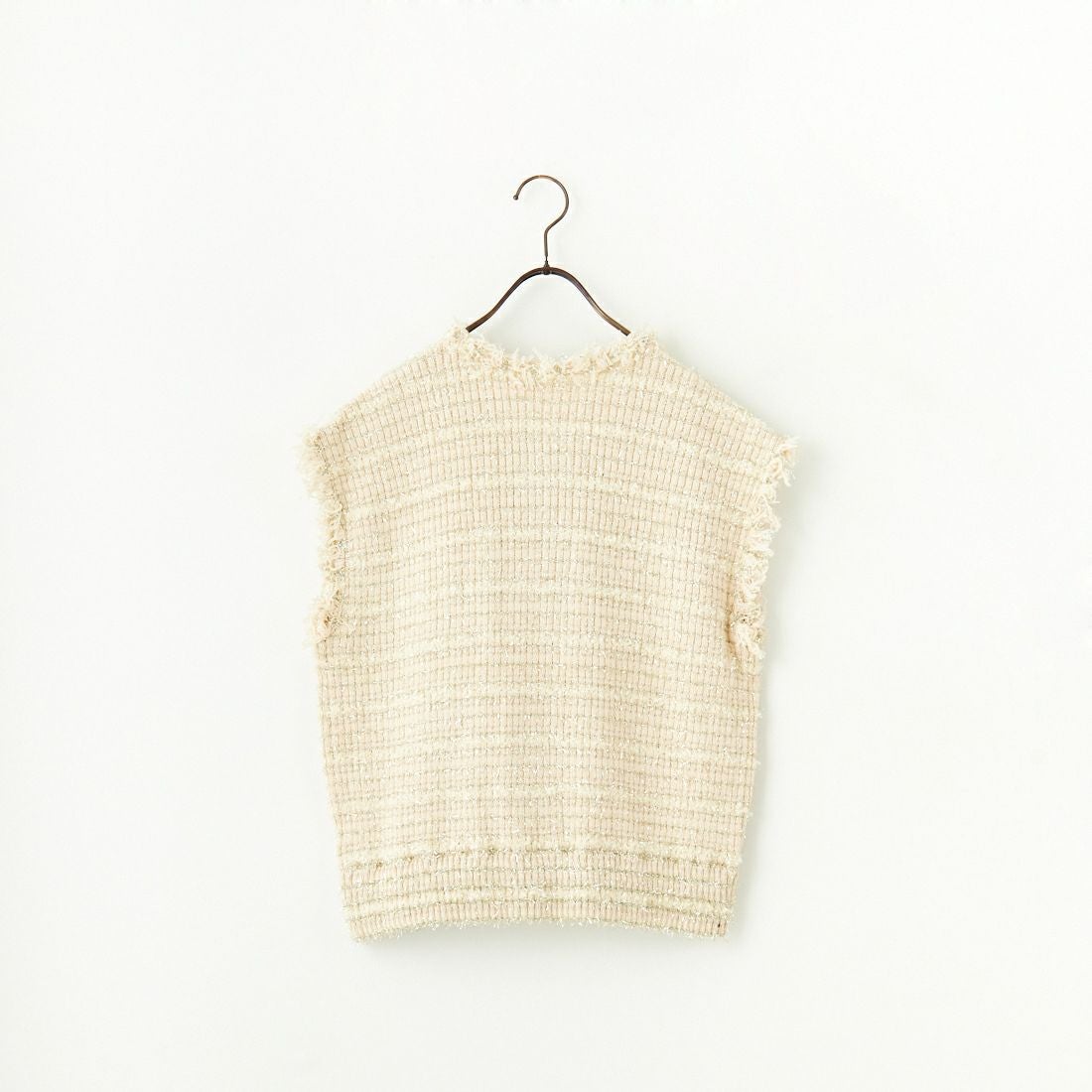 Jeans Factory Clothes [ジーンズファクトリークローズ] ニットツイードベスト [11243809] ｵﾌ