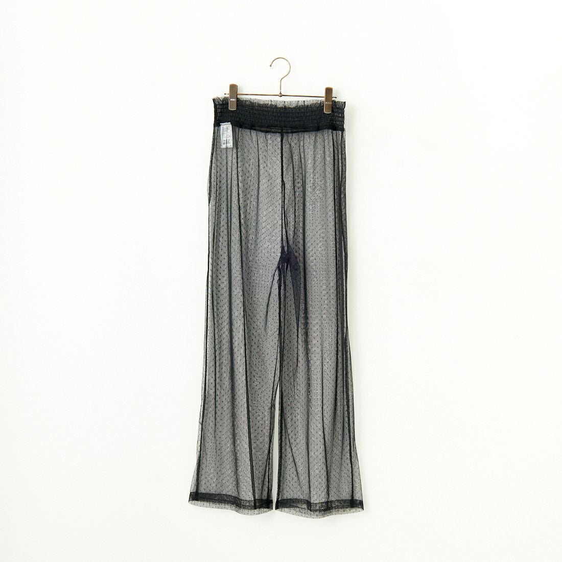 Jf Ready Made [ジェイエフレディメイド] ドット柄チュールレイヤードパンツ [800135] 109 ﾌﾞﾗｯｸ