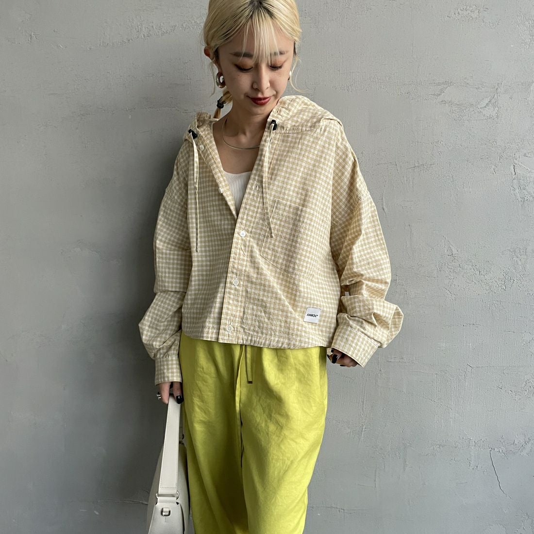 ｸﾞﾘｰﾝ&&モデル身長：150cm 着用サイズ：ONE SIZE&&