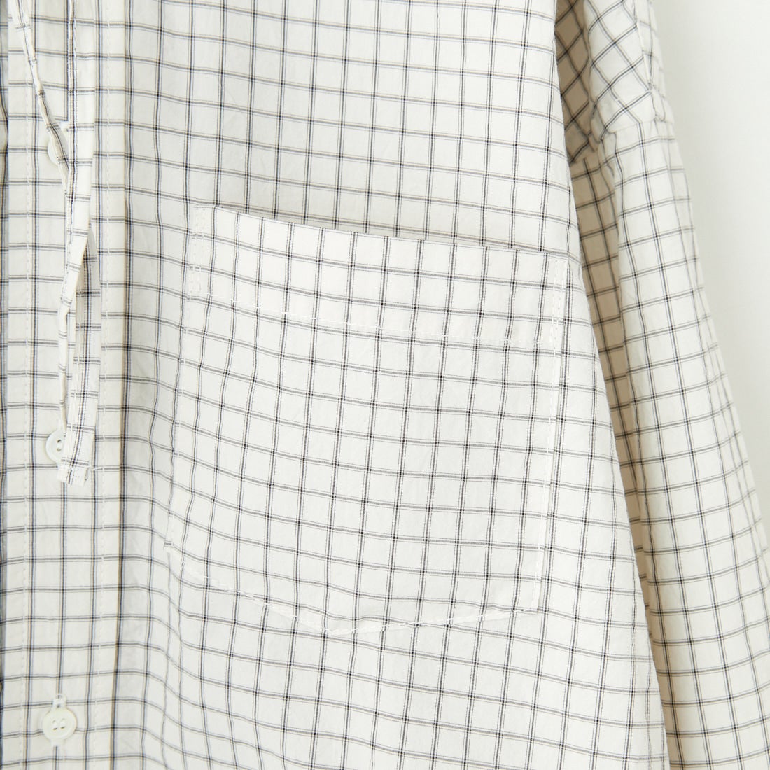 Americana × JEANS FACTORY [アメリカーナ × ジーンズファクトリー] 別注 フード付き チェックシャツアウター [ASO-L-779-2-JF] ｷﾅﾘ