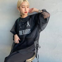 09 BLACK&&モデル身長：150cm 着用サイズ：F&&