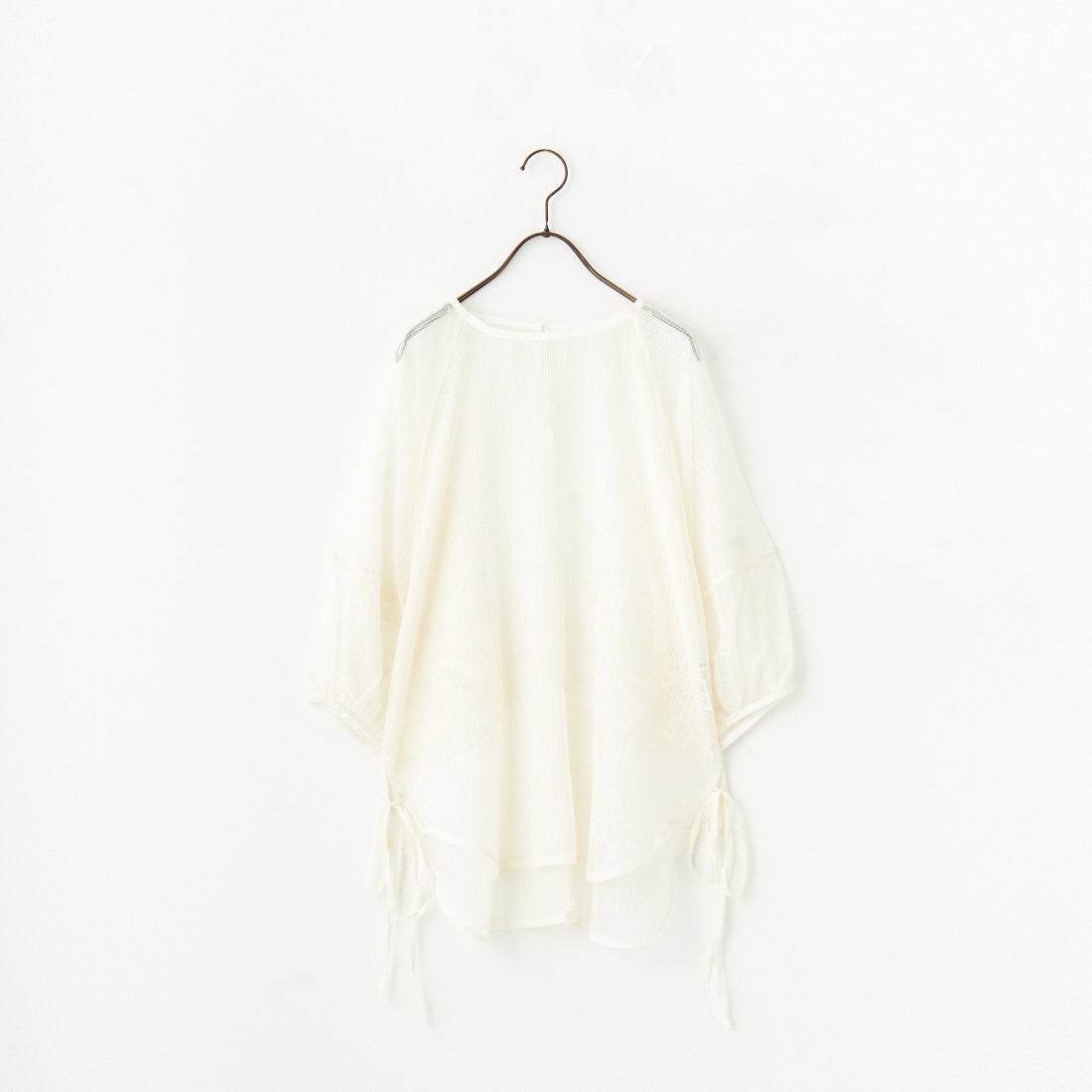 nenom [ネノム] シアーバルーンスリーブブラウス [NE25112021] 21 IVORY