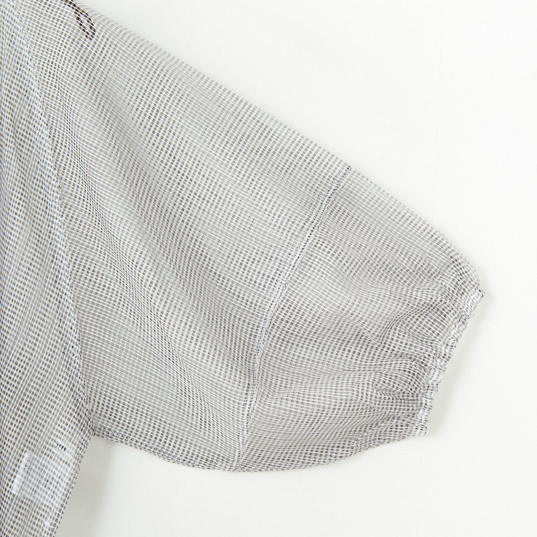 nenom [ネノム] シアーバルーンスリーブブラウス [NE25112021] 50 WHT/BLK