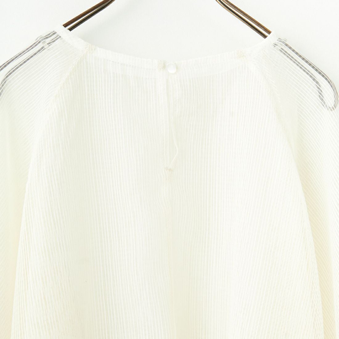 nenom [ネノム] シアーバルーンスリーブブラウス [NE25112021] 21 IVORY