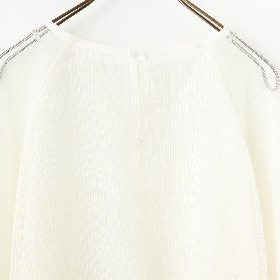 nenom [ネノム] シアーバルーンスリーブブラウス [NE25112021] 21 IVORY