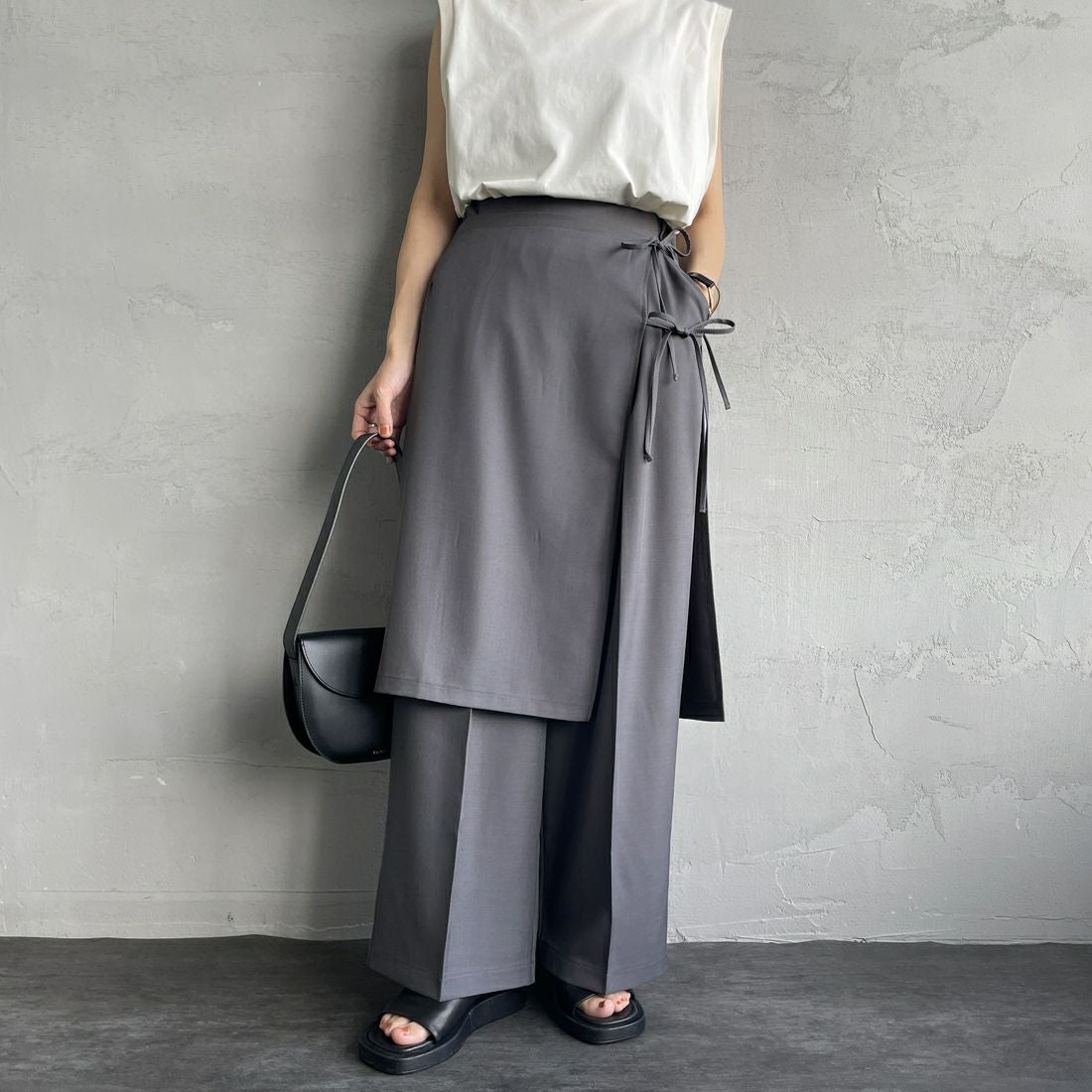 07 GRAY&&モデル身長：160cm 着用サイズ：S&&