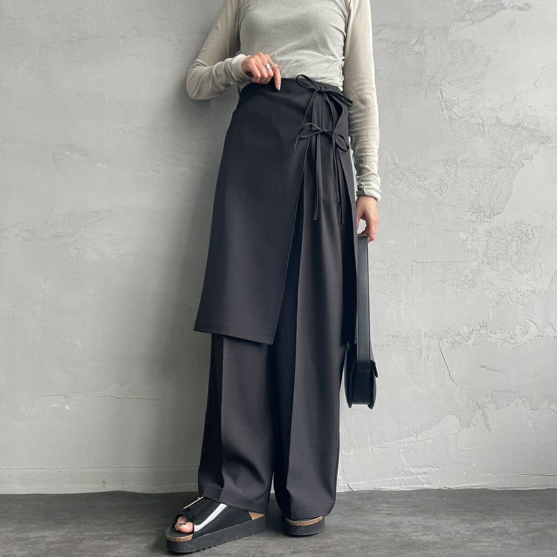 09 BLACK&&モデル身長：159cm 着用サイズ：M&&