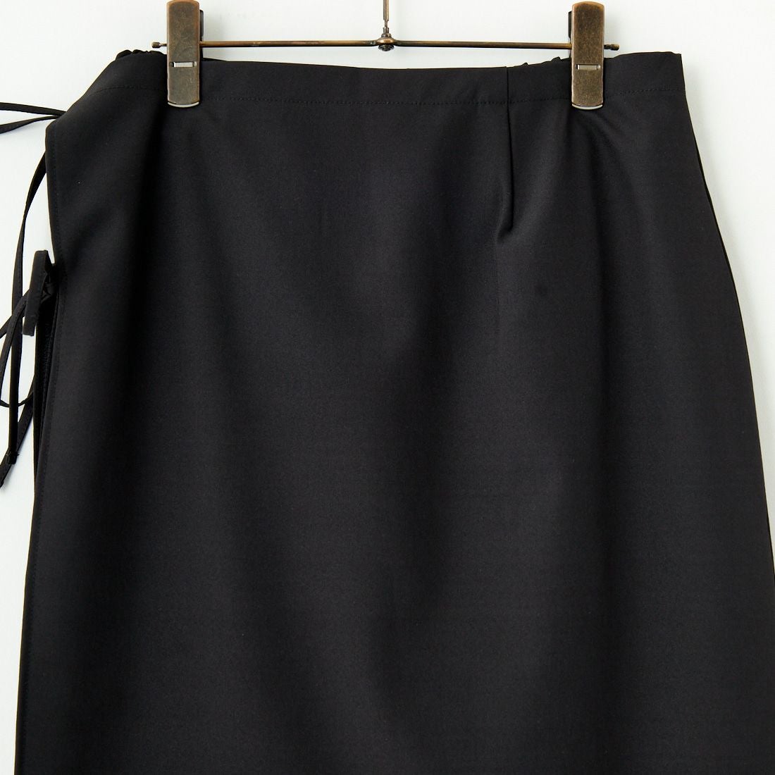 nenom [ネノム] 2WAY ラップスカートレイヤードタックワイドパンツ [NE25112013] 09 BLACK