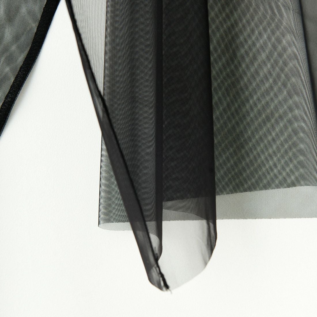 Jf Ready Made [ジェイエフレディメイド] リブ使いチュールプルオーバー [3004104] 801 ﾌﾞﾗｯｸ