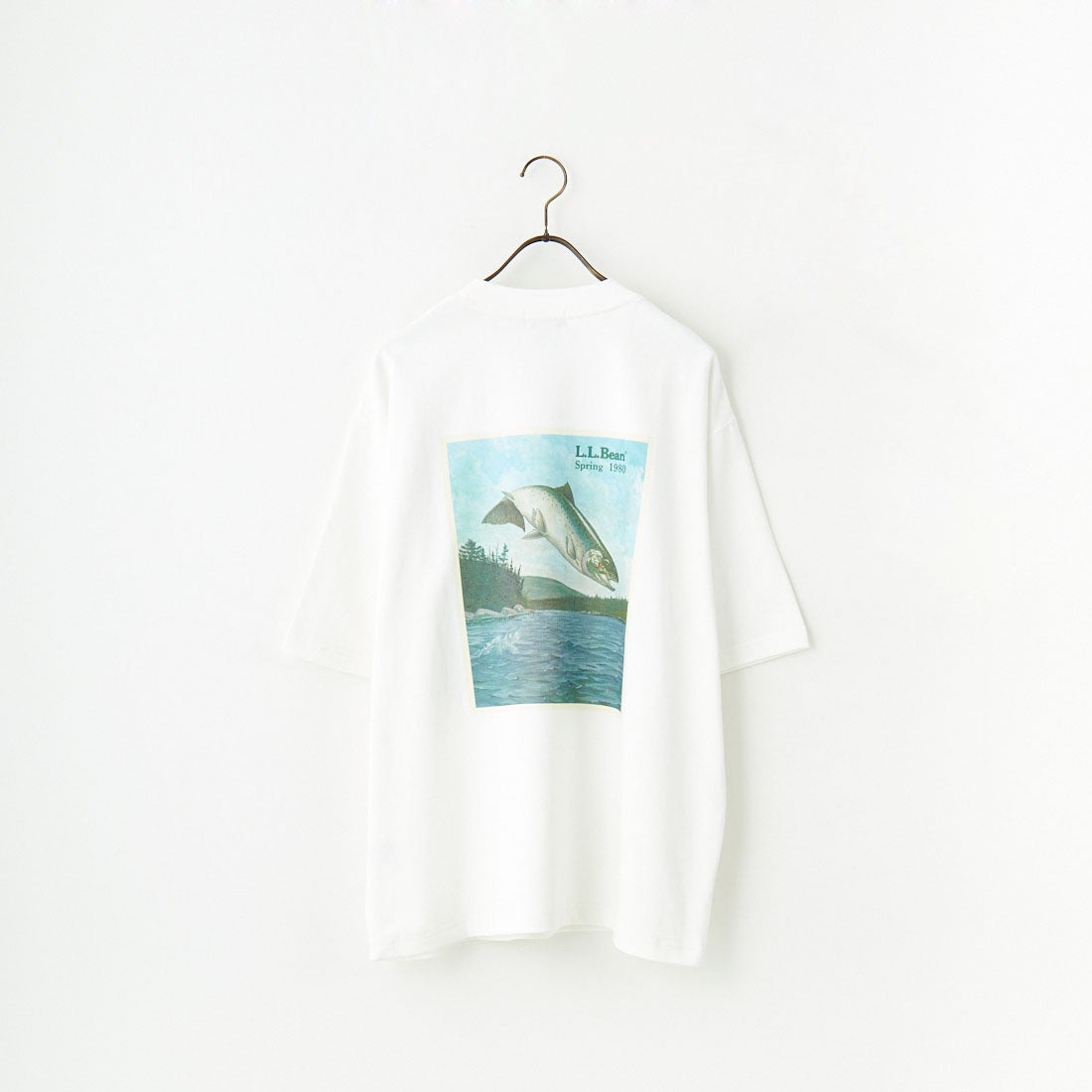 L.L.BEAN [エルエルビーン] 1980s カタログトラウトTシャツ [5275-0040
