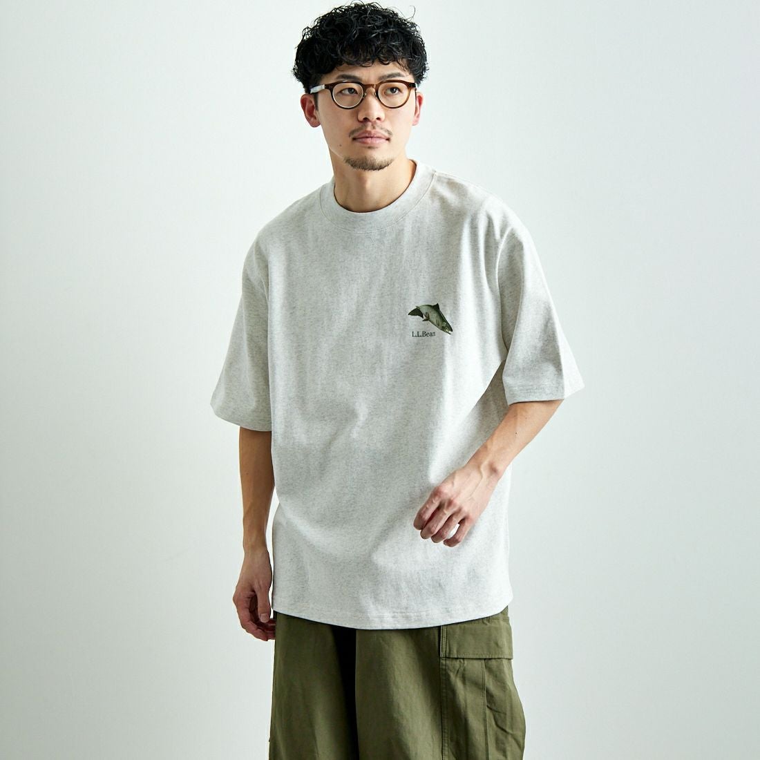 L.L.BEAN [エルエルビーン] 1980s カタログトラウトTシャツ [5275-0040