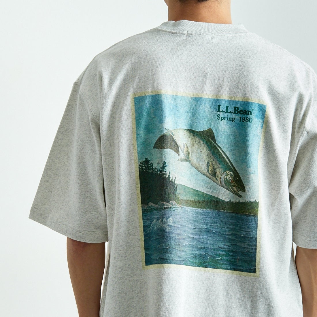 L.L.BEAN [エルエルビーン] 1980s カタログトラウトTシャツ [5275-0040] 19 BIRCH