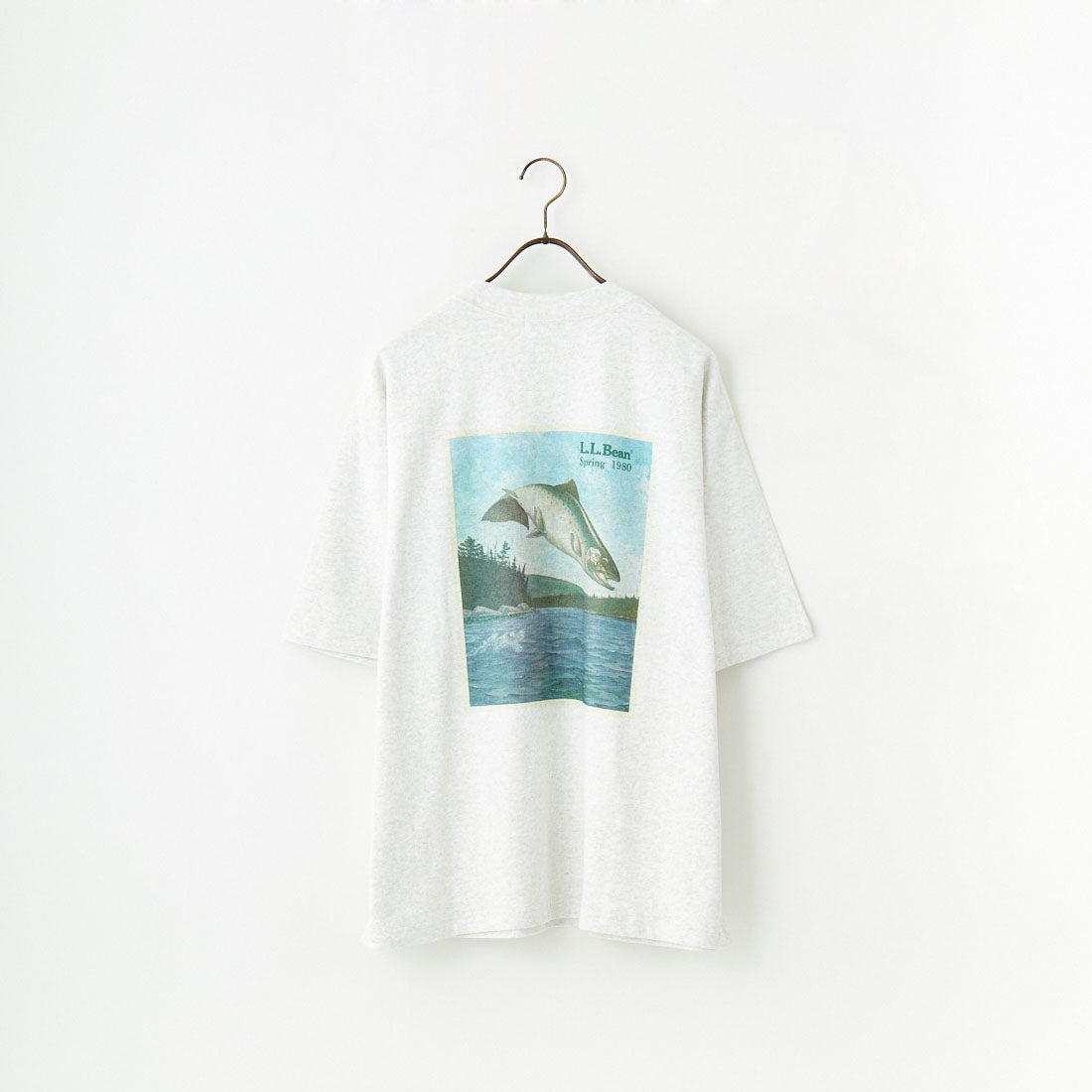 L.L.BEAN [エルエルビーン] 1980s カタログトラウトTシャツ [5275-0040] 19 BIRCH