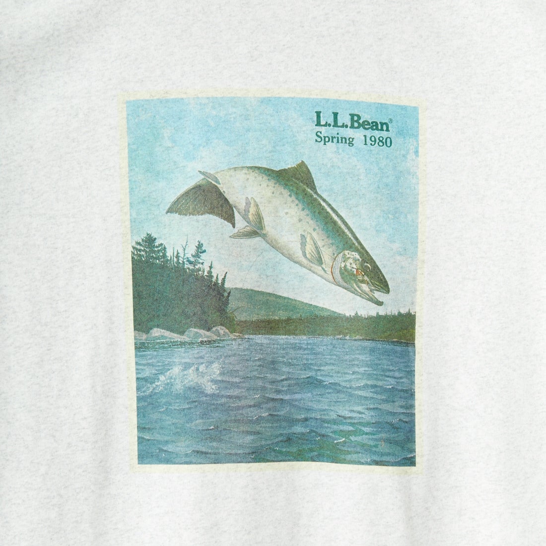 L.L.BEAN [エルエルビーン] 1980s カタログトラウトTシャツ [5275-0040] 19 BIRCH