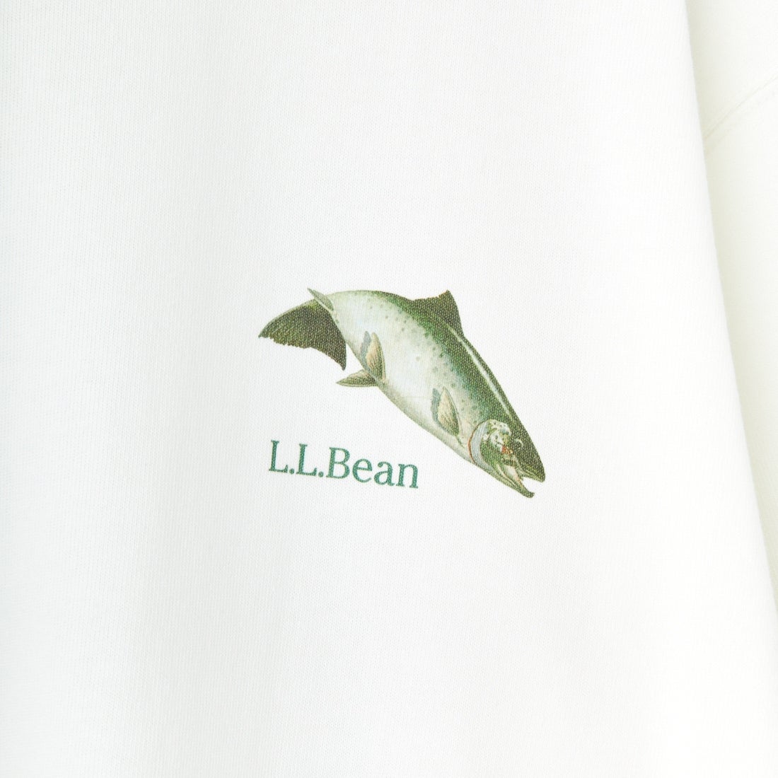 L.L.BEAN [エルエルビーン] 1980s カタログトラウトTシャツ [5275-0040] 09 ECRU