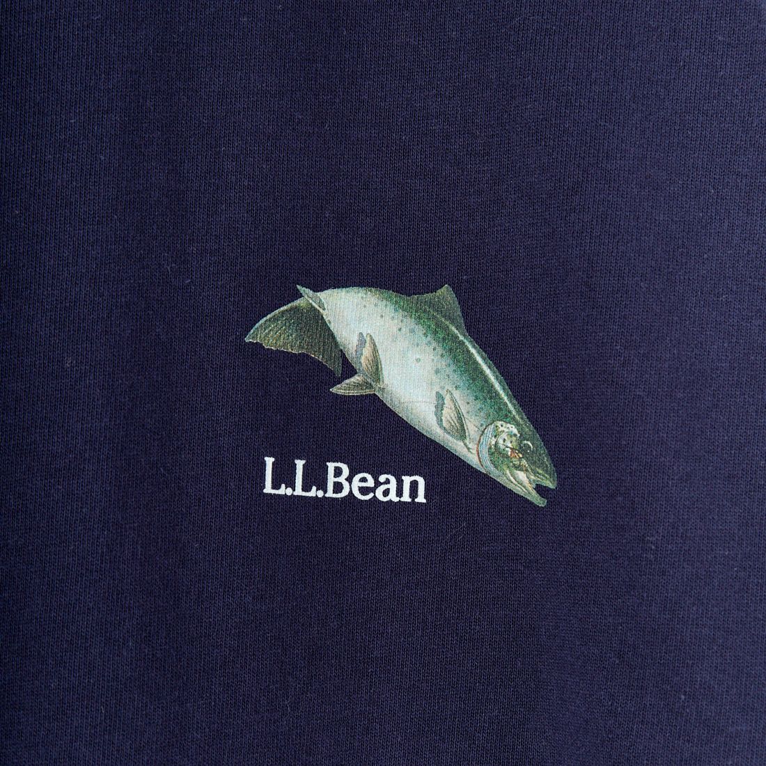 L.L.BEAN [エルエルビーン] 1980s カタログトラウトTシャツ [5275-0040] 67 NAVY