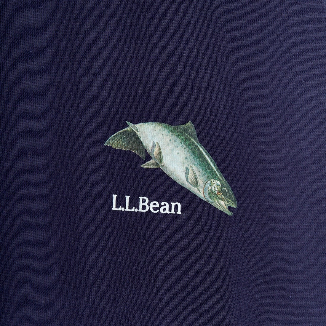 L.L.BEAN [エルエルビーン] 1980s カタログトラウトTシャツ [5275-0040] 67 NAVY