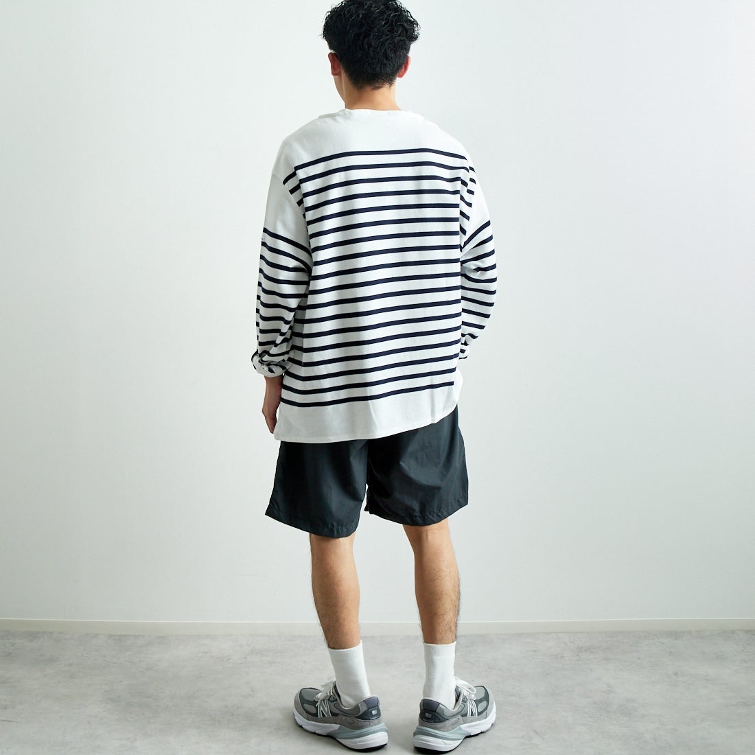 L.L.BEAN [エルエルビーン] MILO プルオンショーツ [5275-0035] 48 DK.CHAR &&モデル身長：168cm 着用サイズ：L&&