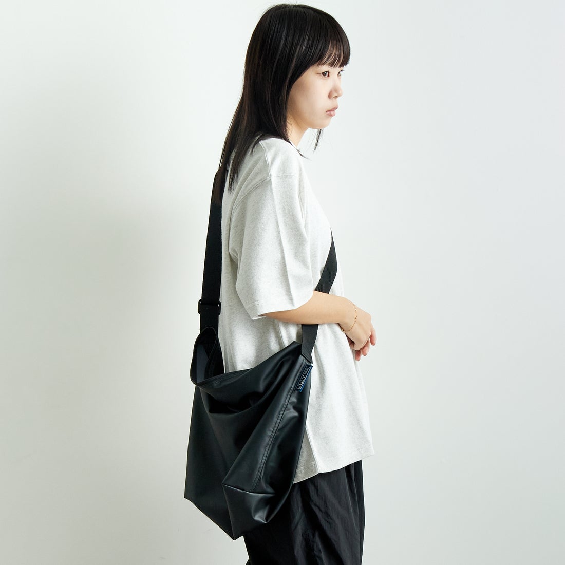 L.L.BEAN [エルエルビーン] Union ショートスリーブTシャツ [5275-0038] 19 BIRCH &&モデル身長：167cm 着用サイズ：S&&