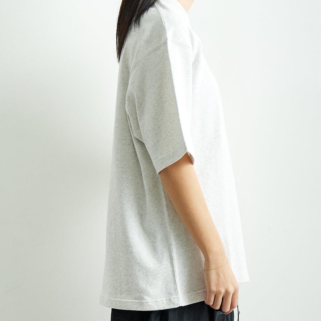 L.L.BEAN [エルエルビーン] Union ショートスリーブTシャツ [5275-0038] 19 BIRCH &&モデル身長：167cm 着用サイズ：S&&