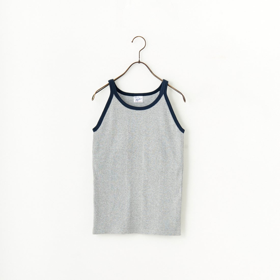 Robert P.Miller [ロバートピーミラー] 別注 配色 アメリカンスリーブパネルリブタンクトップ [RM251-2143IN-JF] H.GRAY