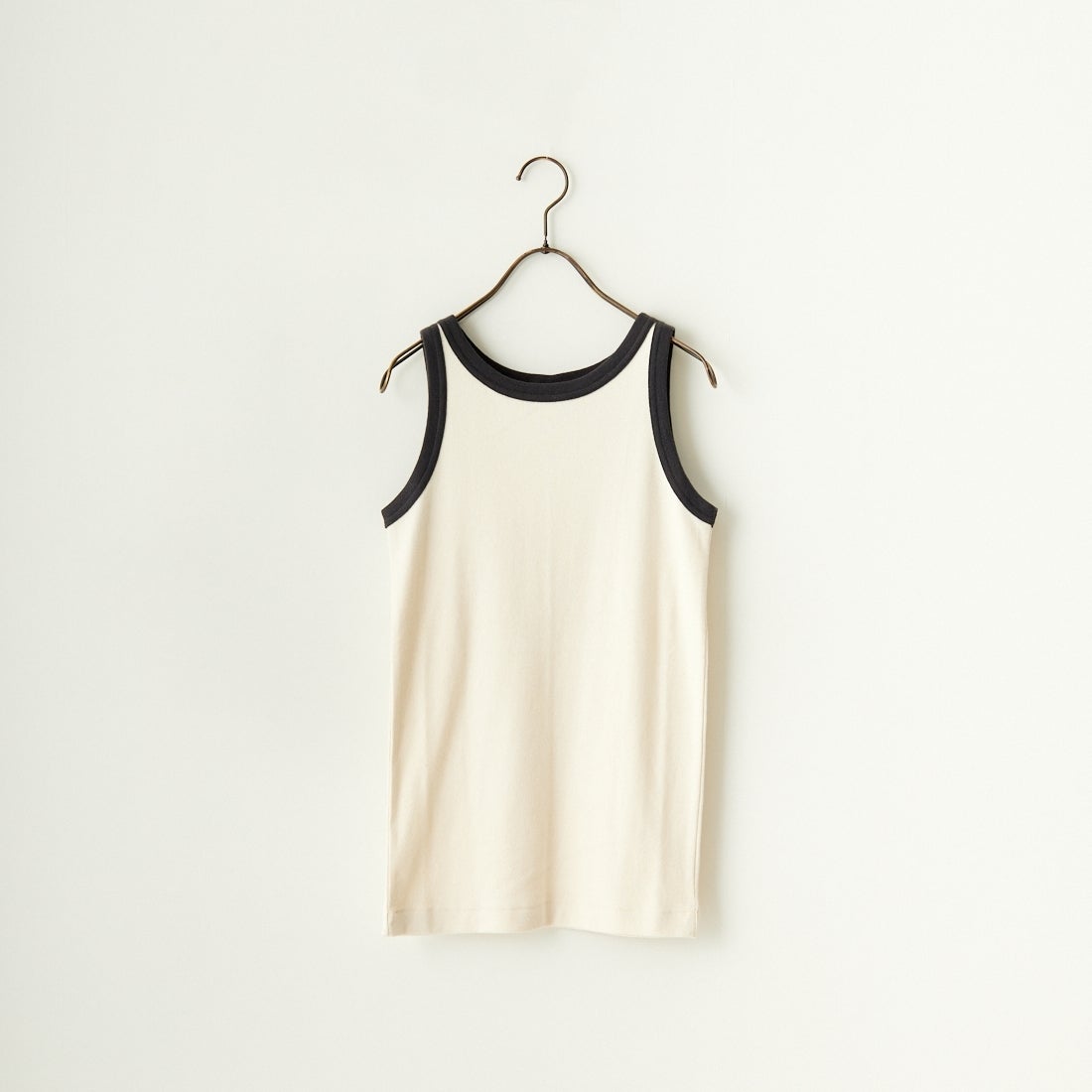 Noir Fabrik [ヌワールファブリック] コットンフライス アメリカンスリーブタンクトップ [IN-01-25SS] ﾅﾁｭﾗﾙ/ｽﾐｸﾛ