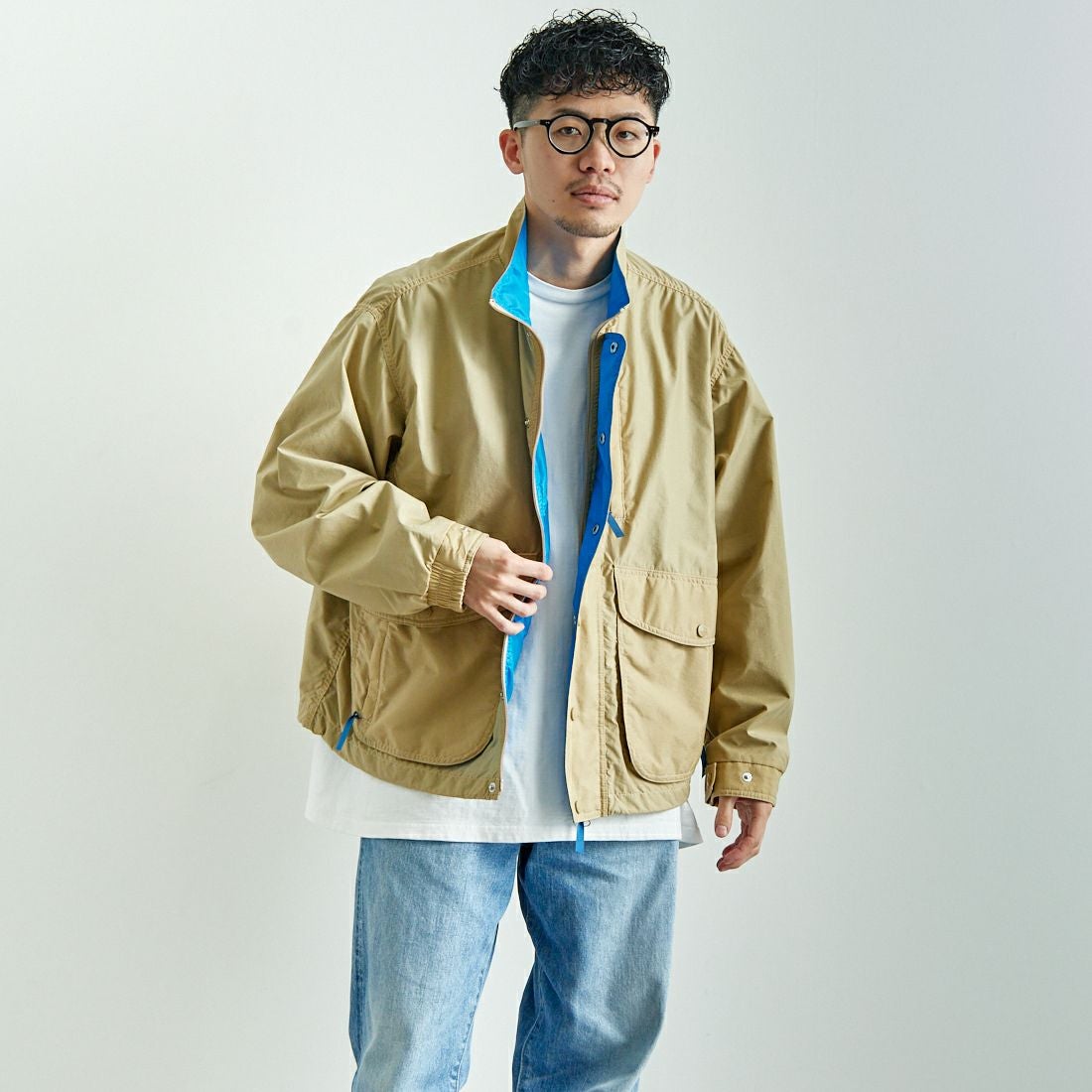L.L.BEAN [エルエルビーン] Bean's ウィンディリッジジャケット [5175-9041] 14 TAN &&モデル身長：168cm 着用サイズ：M&&