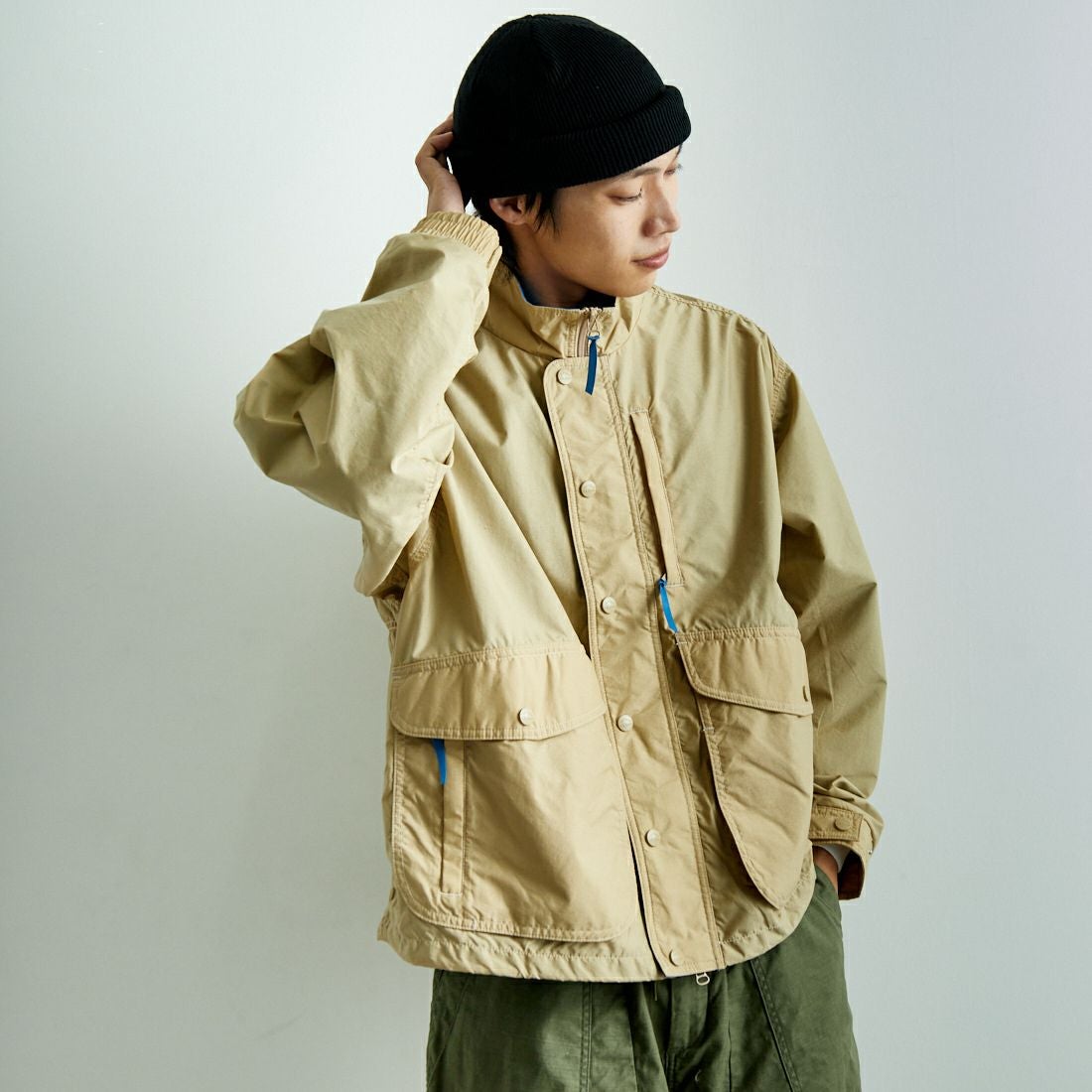 L.L.BEAN [エルエルビーン] Bean's ウィンディリッジジャケット [5175-9041] 14 TAN &&モデル身長：179cm 着用サイズ：L&&