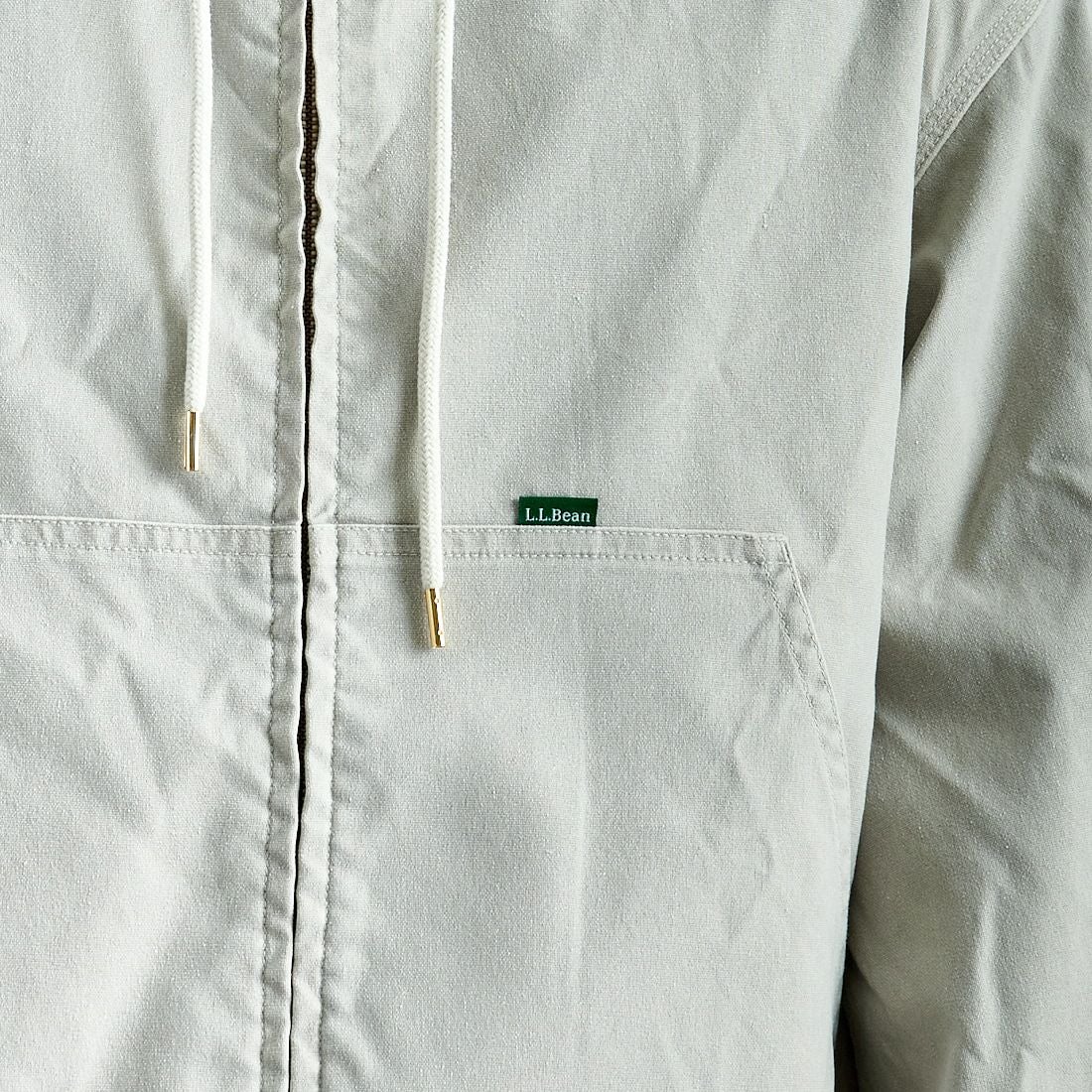 L.L.BEAN [エルエルビーン] Bean's プロスペクトハーバー フーディージャケット [5175-9046] 29 GREY &&モデル身長：179cm 着用サイズ：L&&