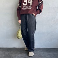 BLACK&&モデル身長：158cm 着用サイズ：S&&