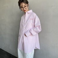 WHT/PNK&&モデル身長：150cm 着用サイズ：F&&