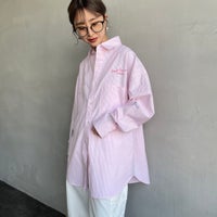 WHT/PNK&&モデル身長：150cm 着用サイズ：F&&