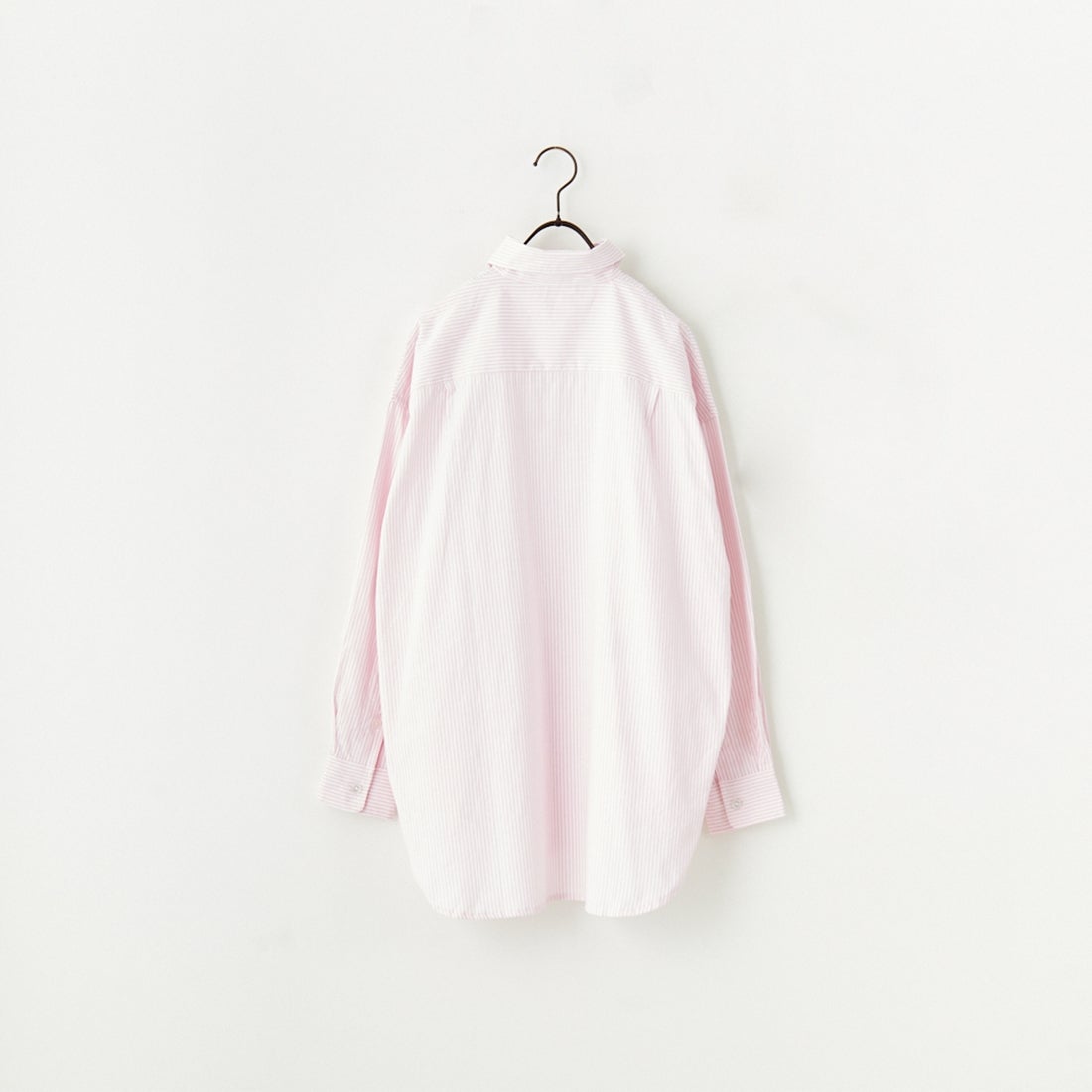 PAY DAY [ペイデイ] 別注 ランダムロゴ刺繍 ビッグシルエットシャツ [PD25-SH-IN5-JF] WHT/PNK