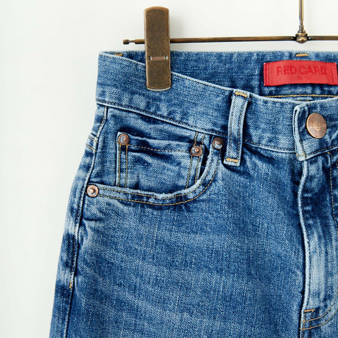 RED CARD TOKYO [レッドカード トーキョー] ピースフレアデニム [12W10401SMD] A-STN MID