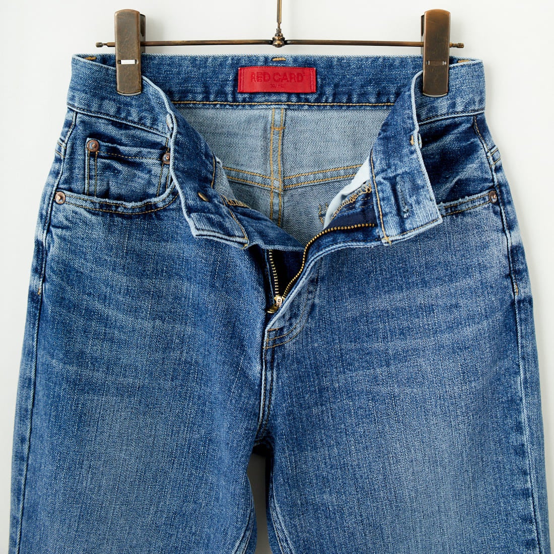 RED CARD TOKYO [レッドカード トーキョー] ピースフレアデニム [12W10401SMD] A-STN MID