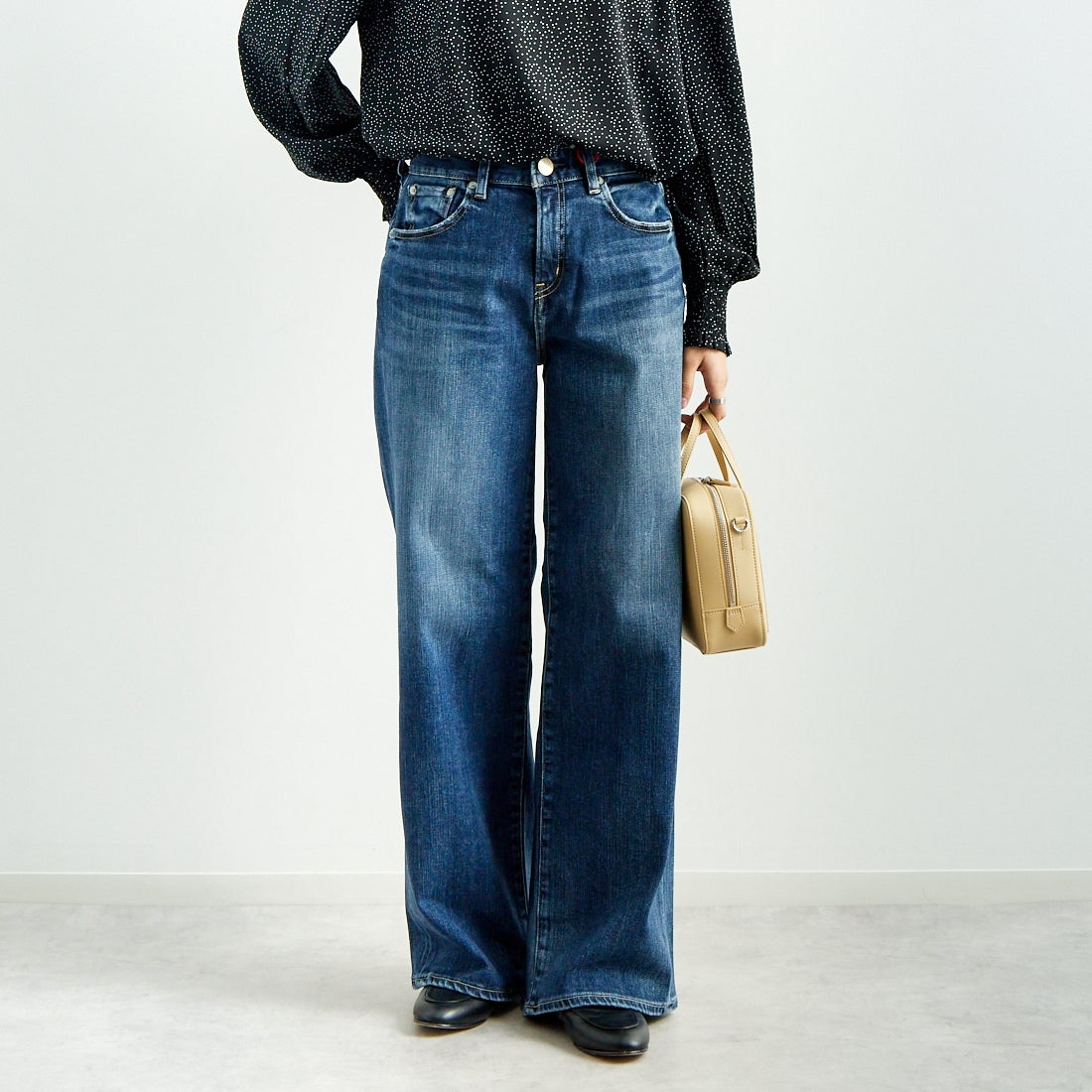 A-STN DARK&&モデル身長：160cm 着用サイズ：24&&