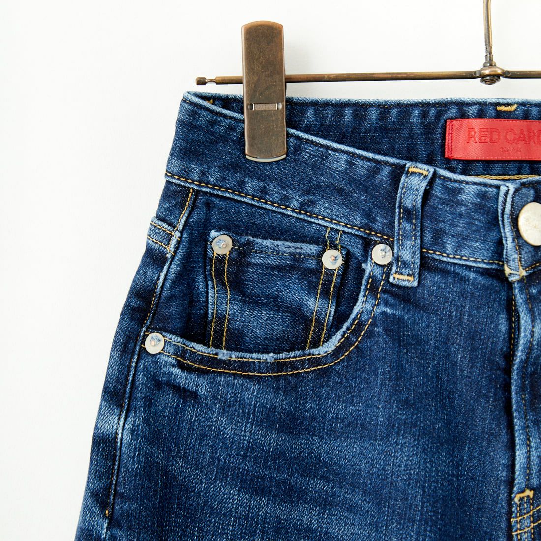 RED CARD TOKYO [レッドカード トーキョー] 35th Anniversary ワイドデニムパンツ [26W10101SDK] A-STN DARK