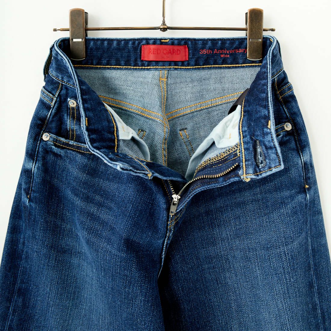 RED CARD TOKYO [レッドカード トーキョー] 35th Anniversary ワイドデニムパンツ [26W10101SDK] A-STN DARK