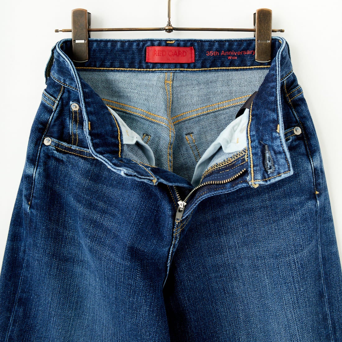 RED CARD TOKYO [レッドカード トーキョー] 35th Anniversary ワイドデニムパンツ [26W10101SDK] A-STN DARK