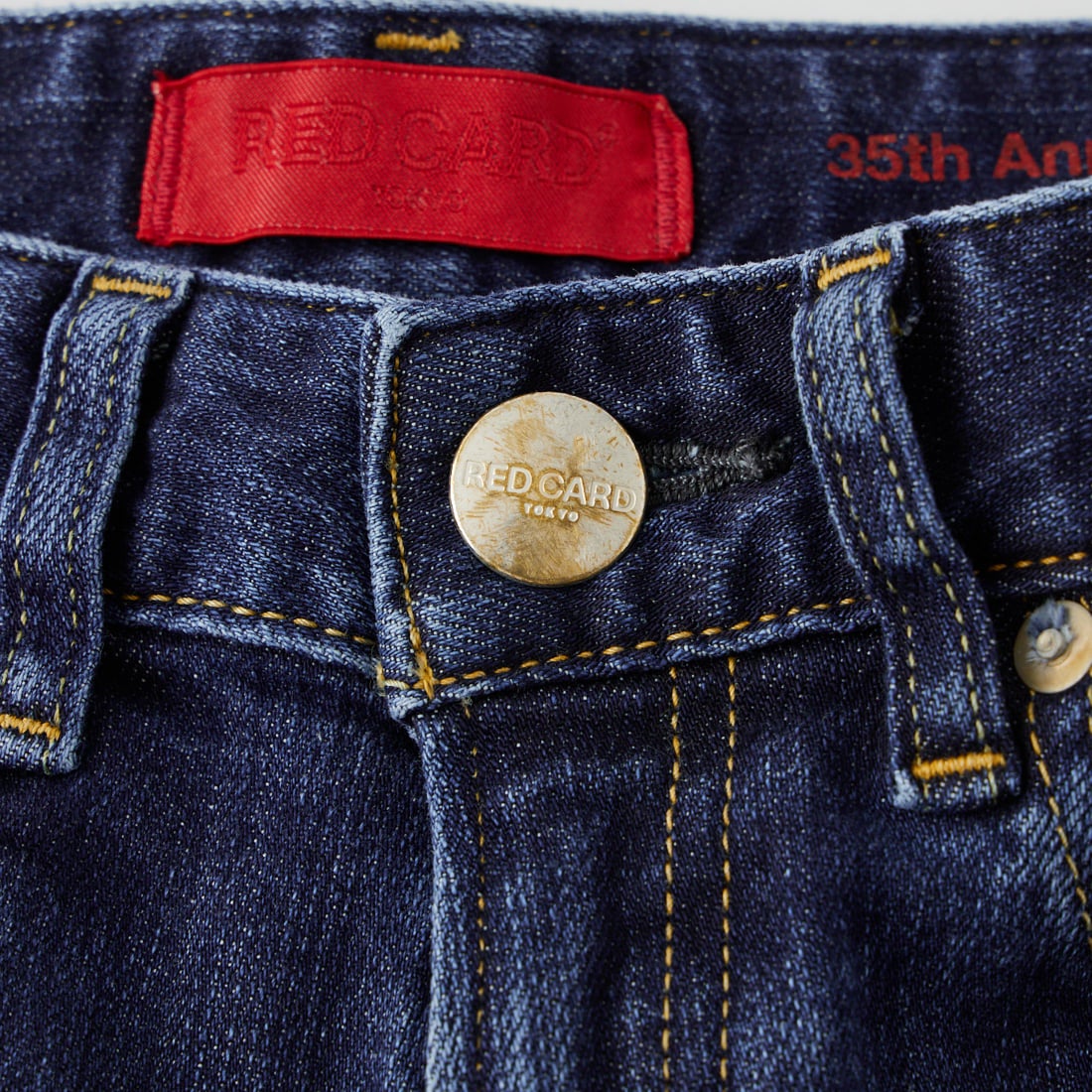 RED CARD TOKYO [レッドカード トーキョー] 35th Anniversary ワイドデニムパンツ [26W10101SDK] A-STN DARK