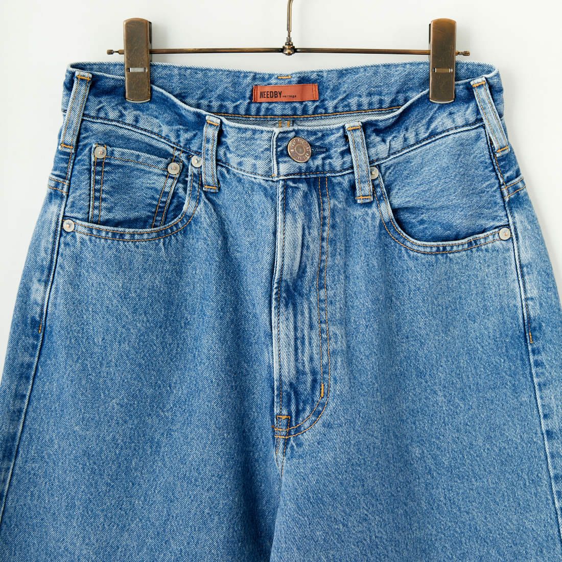 NEEDBY heritage [ニードバイヘリテージ] KOH ワイドテーパードデニム [N1CW01237SMB] S-MD BLUE