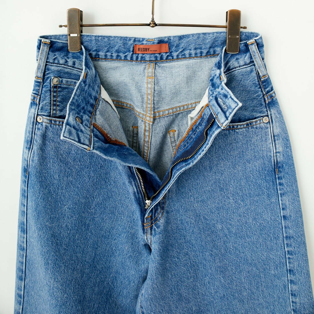 NEEDBY heritage [ニードバイヘリテージ] KOH ワイドテーパードデニム [N1CW01237SMB] S-MD BLUE