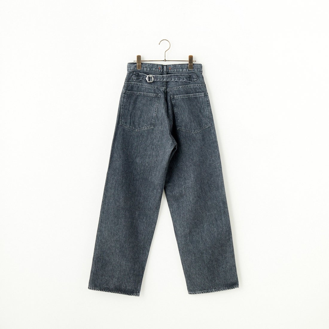 NEEDBY heritage [ニードバイヘリテージ] KOH ワイドテーパードデニム [B1CW01237SDG] S-DK GRAY