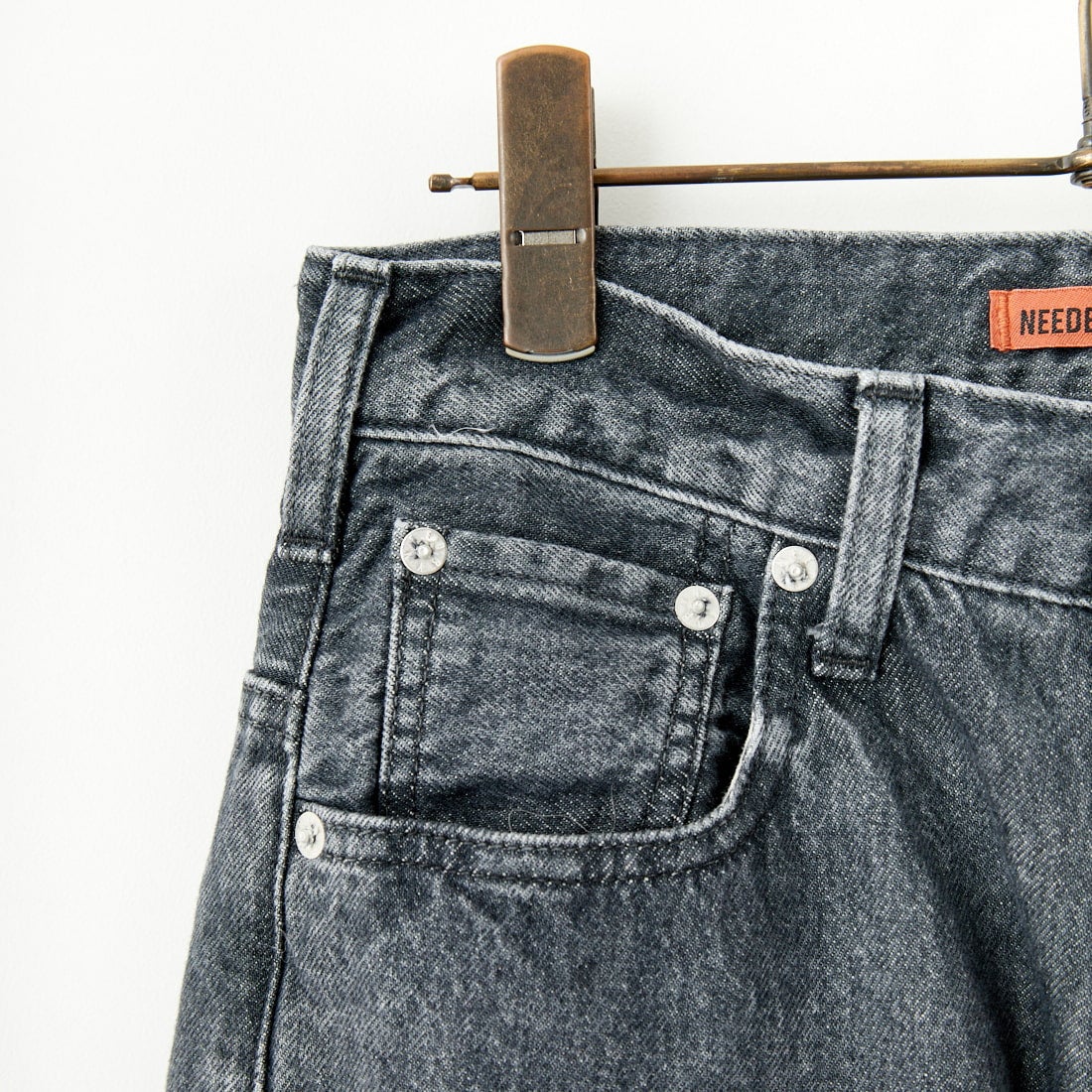 NEEDBY heritage [ニードバイヘリテージ] KOH ワイドテーパードデニム [B1CW01237SDG] S-DK GRAY