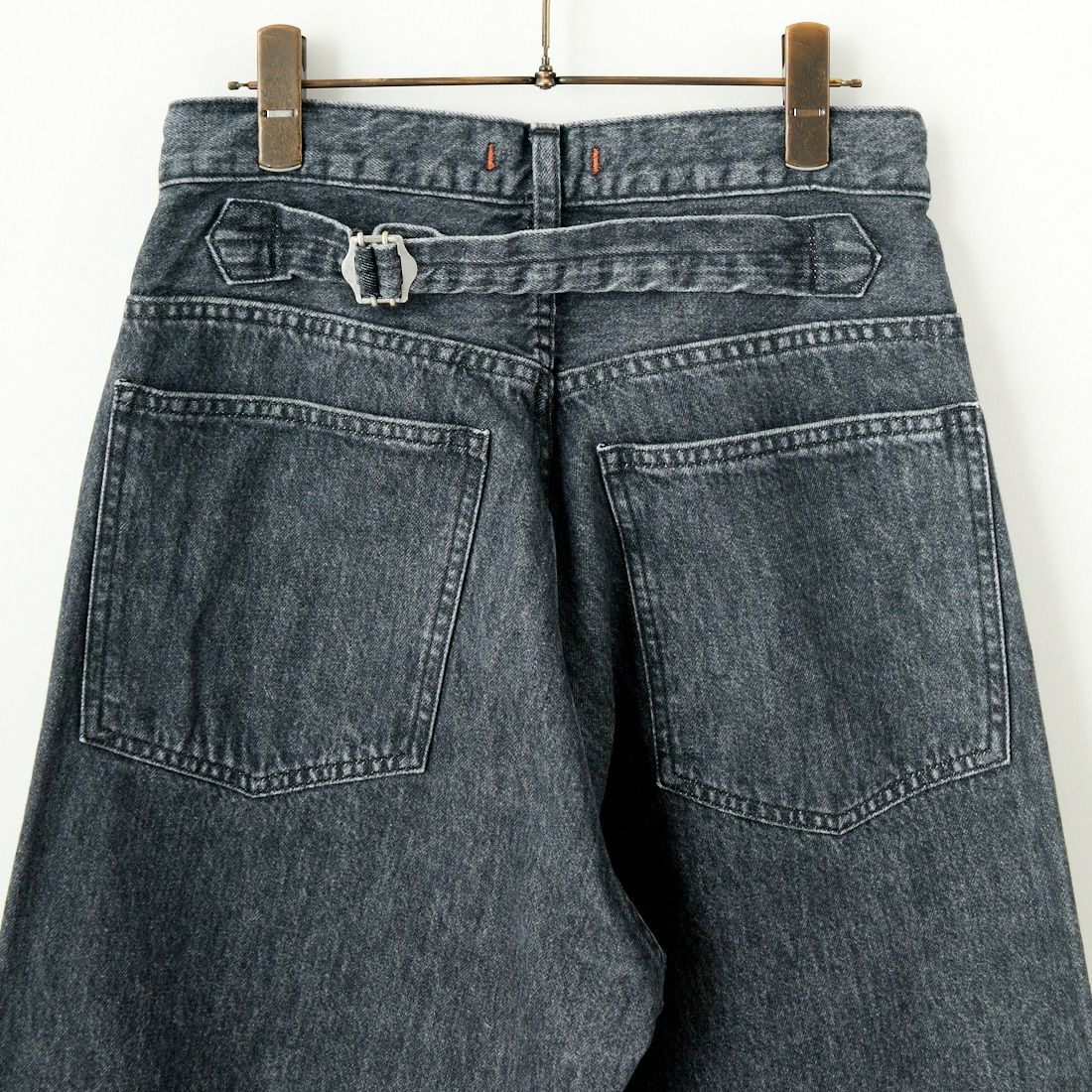 NEEDBY heritage [ニードバイヘリテージ] KOH ワイドテーパードデニム [B1CW01237SDG] S-DK GRAY