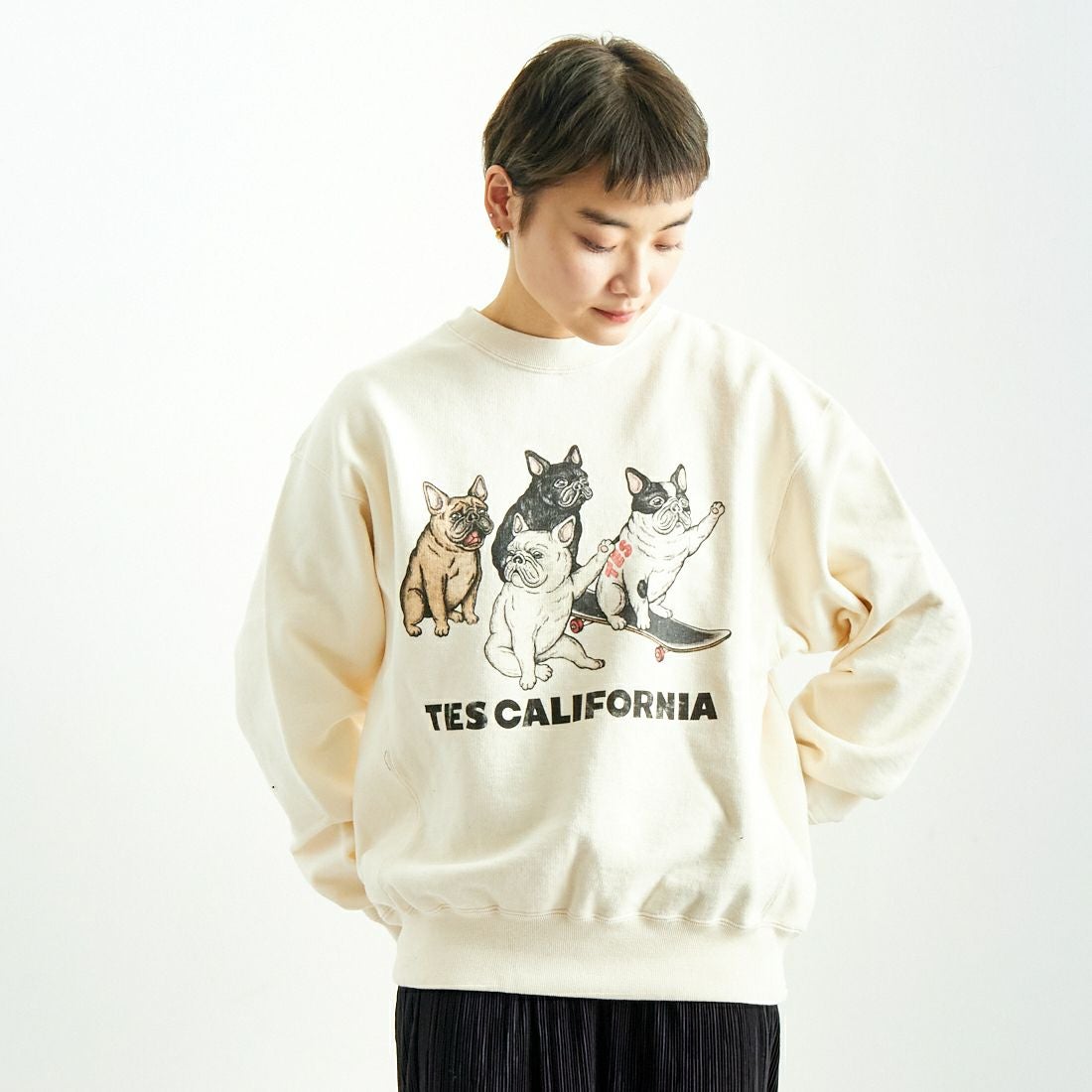 05 IVORY&&モデル身長：160cm 着用サイズ：S&&