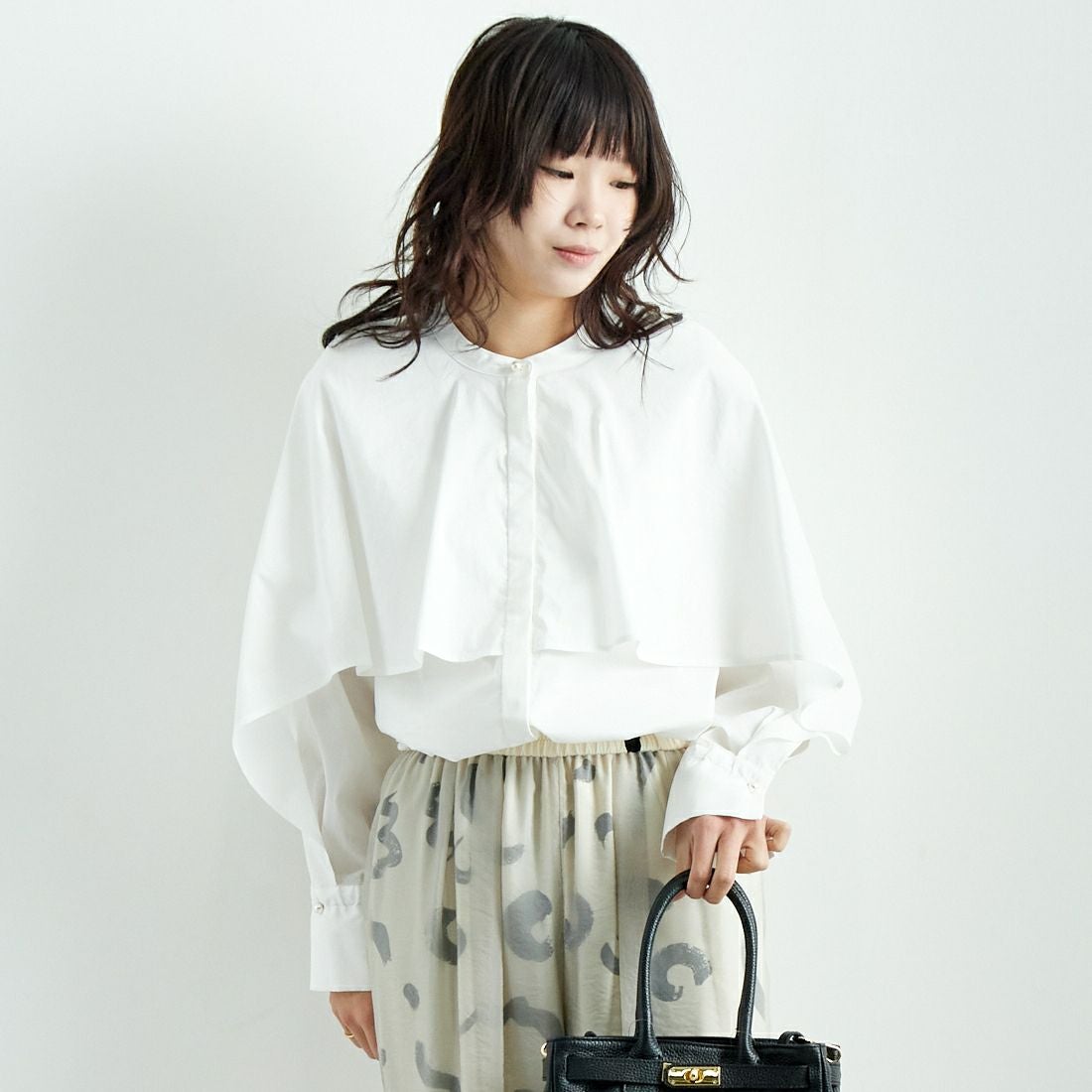 WHITE&&モデル身長：167cm 着用サイズ：F&&