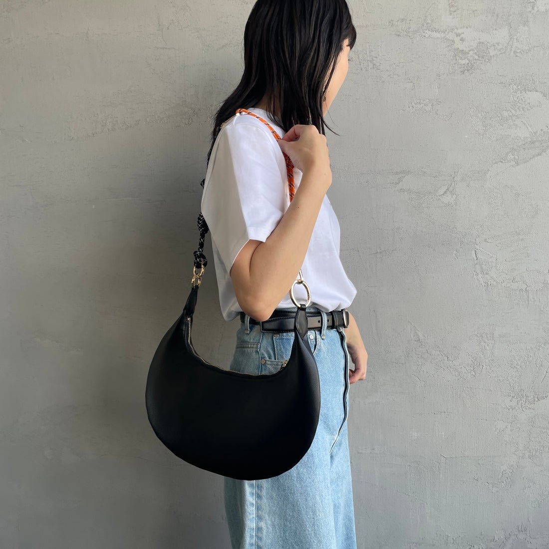 LE VERNIS [ル・ベルニ] パラコードムーンバッグ [244-210510] BLACK